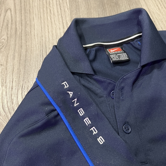 Vintage Nike Rangers 2001/2002 Training Football Polo Shirt Jersey Men's Size M - Picture 5 of 6